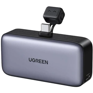 Внешний аккумулятор UGREEN PB503 (35338) 5000mAh Mini USB-C Power Bank PD 20W, серый