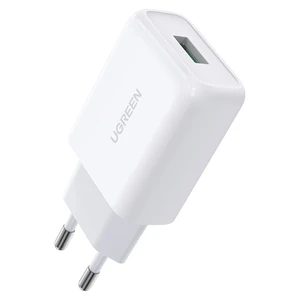 СЗУ UGREEN CD122 (10133) USB-A QC 3.0 18W Fast Charger, белый